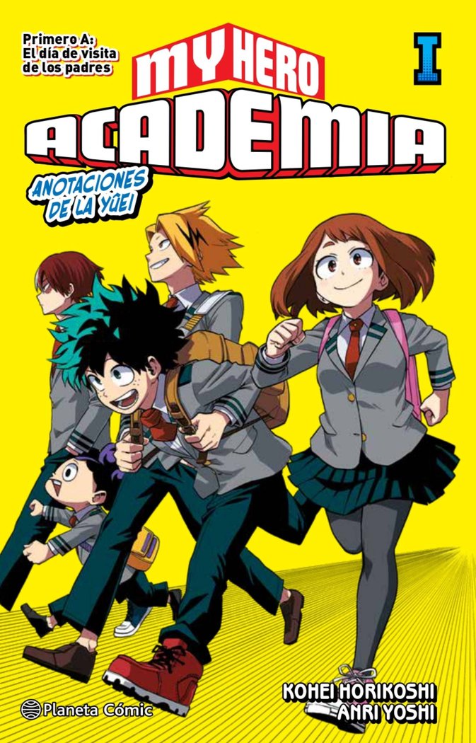 My Hero Academia nº 01 (novela), de Horikoshi, Kohei | portada del libro