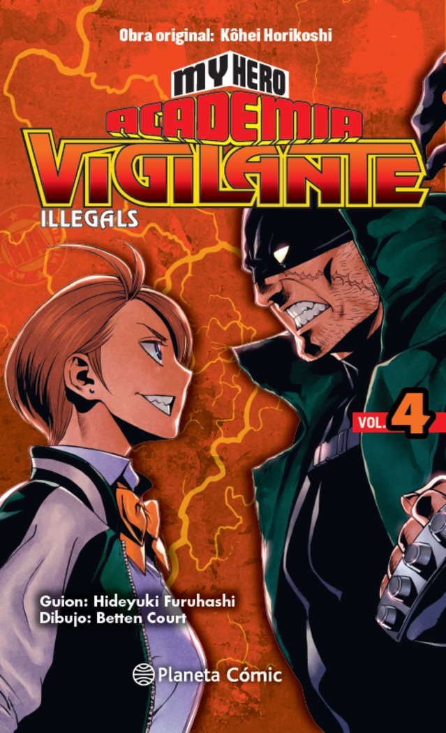 My Hero Academia Vigilante Illegals nº 04, de Horikoshi, Kohei | portada del libro