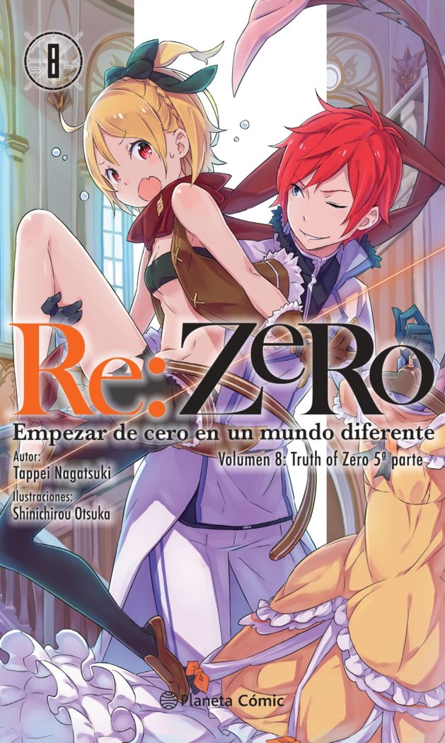 Re:Zero nº 08 (novela), de Nagatsuki | portada del libro