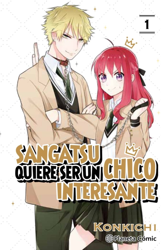 Sangatsu quiere ser un chico interesante nº 01/03, de Konkichi | portada del libro