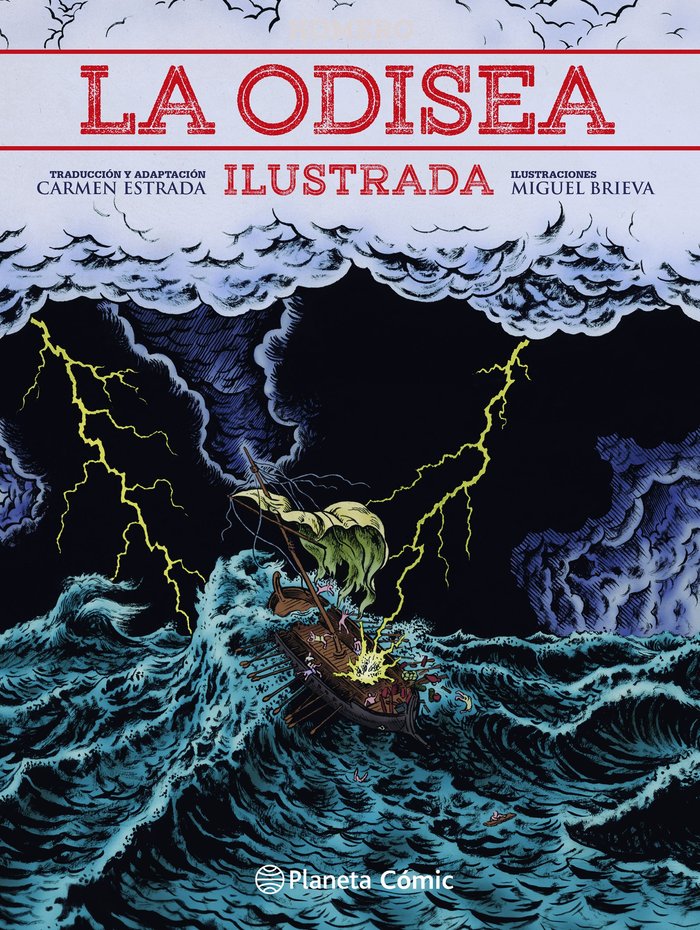 LA ODISEA ILUSTRADA, de BRIEVA, MIGUEL | portada del libro