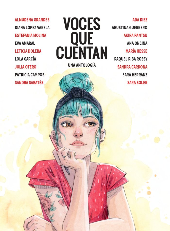 Voces que cuentan (novela gráfica), de López Varela, Diana | portada del libro
