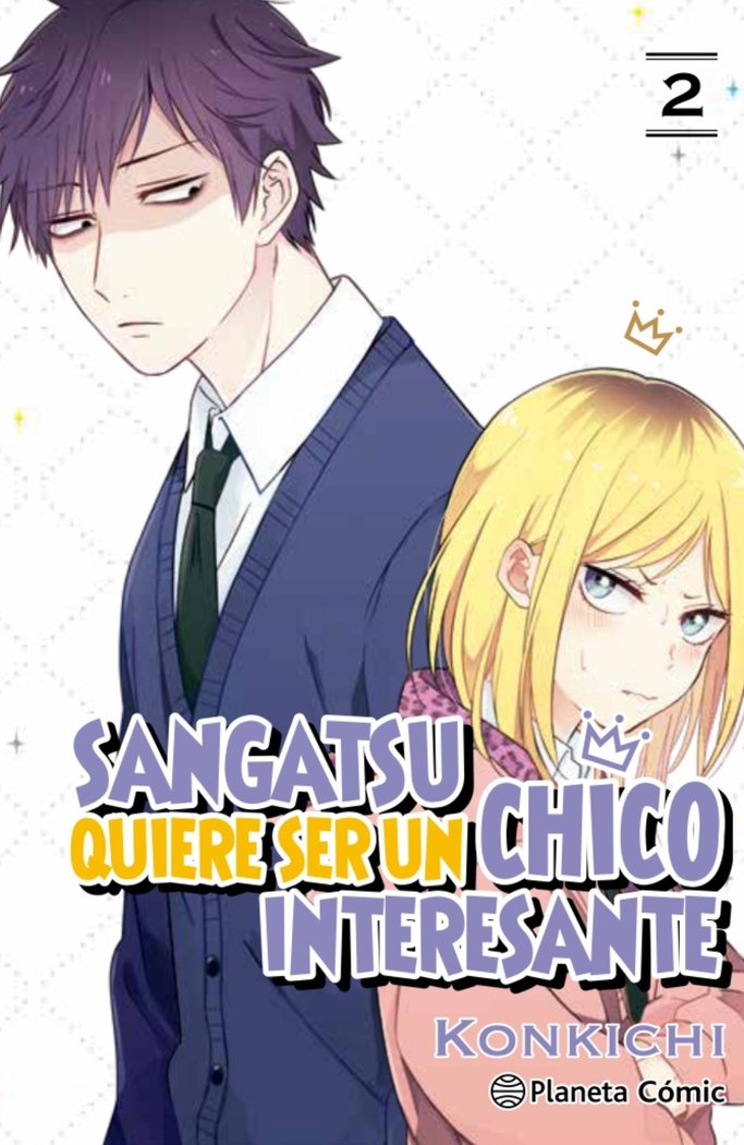 Sangatsu quiere ser un chico interesante nº 02/03, de Konkichi | portada del libro
