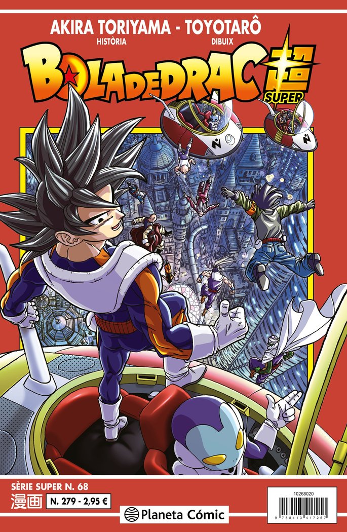 BOLA DE DRAC SERIE VERMELLA Nº 279, de AKIRA TORIYAMA | portada del libro