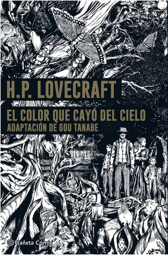 EL COLOR QUE CAYO DEL CIELO LOVECRAFT, de GOU TANABE | portada del libro