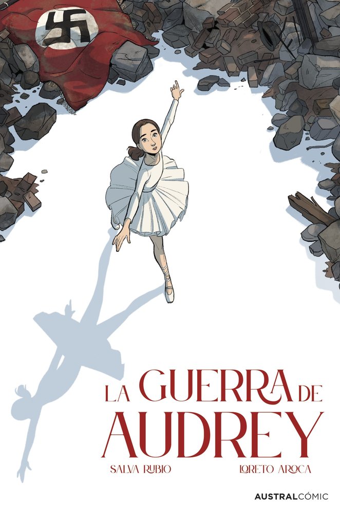 LA GUERRA DE AUDREY NOVELA GRAFICA, de SALVA RUBIO | portada del libro