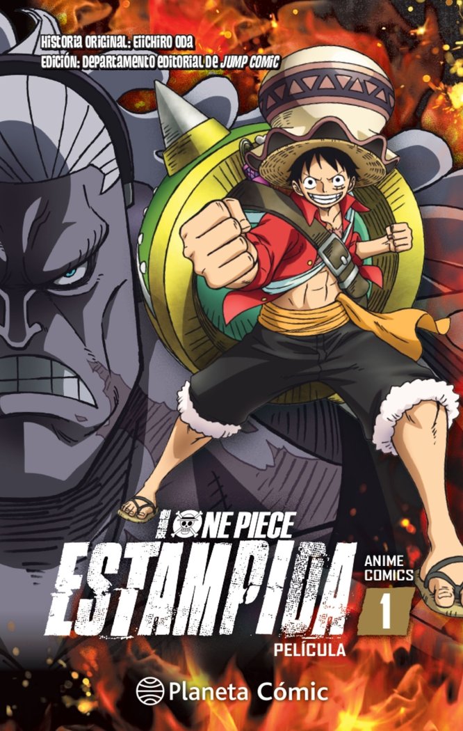 ONE PIECE ESTAMPIDA ANIME COMIC 1, de EIICHIRO ODA | portada del libro