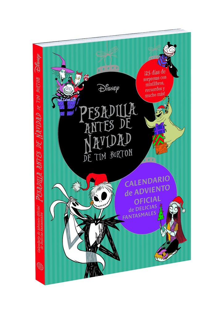 CALENDARIO DE ADVIENTO PESADILLA ANTES DE NAVIDAD, de AA. VV. | portada del libro