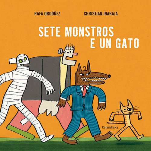 SETE MONSTROS E UN GATO, de ORDOÑEZ, RAFA | portada del libro