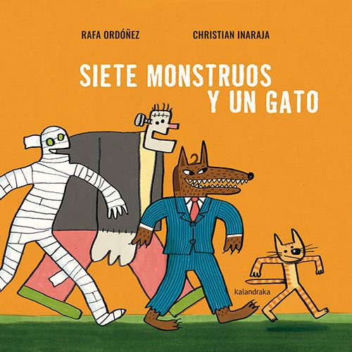 SIETE MONSTRUOS Y UN GATO, de ORDOÑEZ, RAFA | portada del libro
