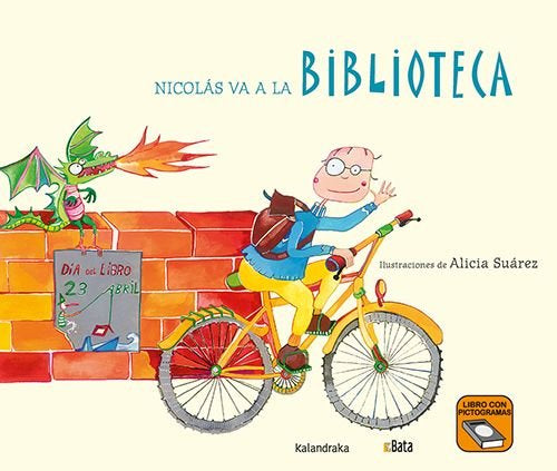 NICOLAS VA A LA BIBLIOTECA, de ASOCIACION BATA | portada del libro