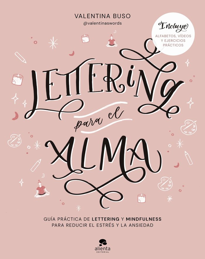 LETTERING PARA EL ALMA, de VALENTINA BUSO | portada del libro