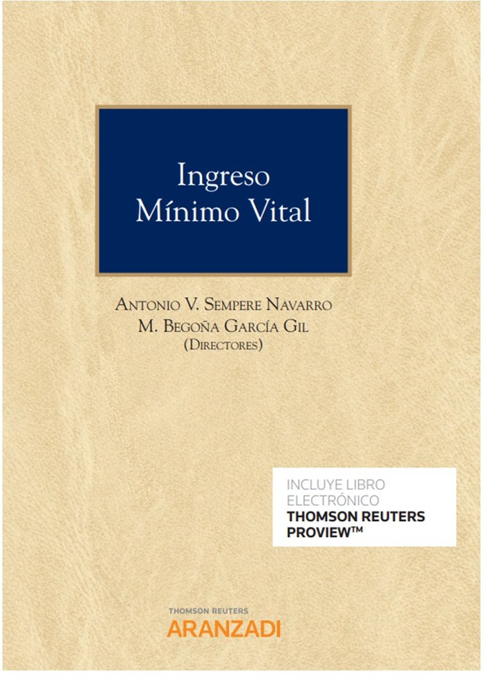 INGRESO MINIMO VITAL DUO, de SEMPERE NAVARRO,ANTONIO | portada del libro