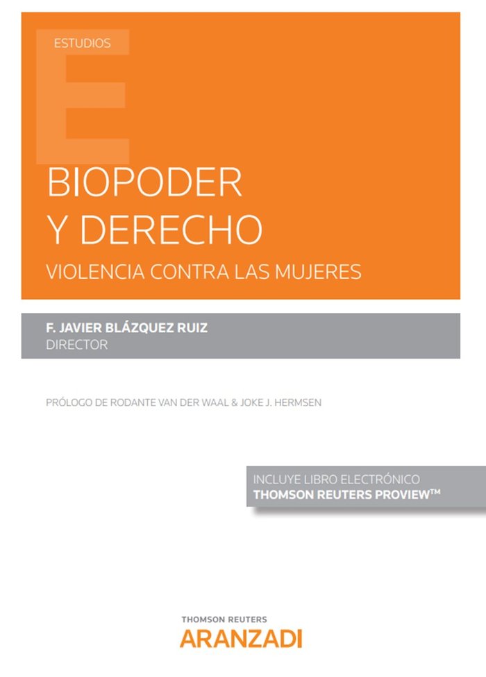 Biopoder y Derecho (Papel + e-book), de Blázquez Ruiz, F. Javier | portada del libro
