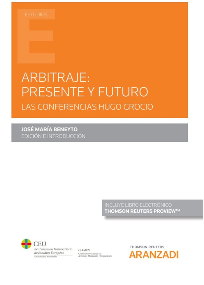 ARBITRAJE PRESENTE Y FUTURO DUO, de BENEYTO PEREZ,JOSE MARIA | portada del libro