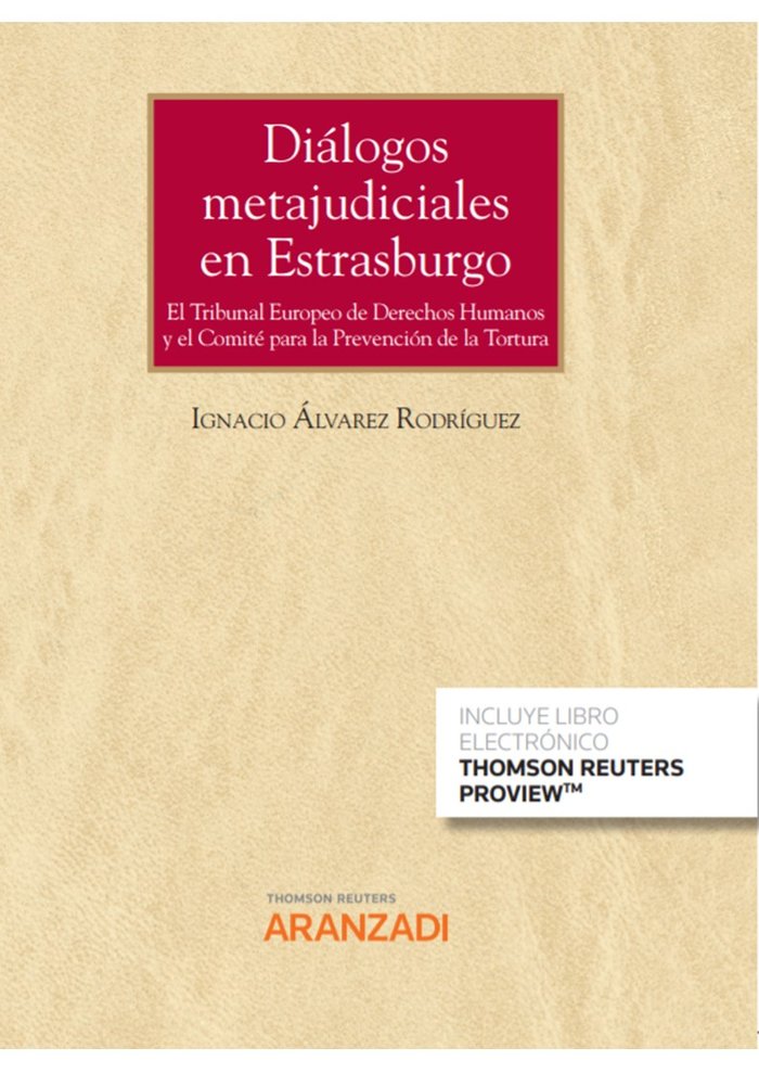 DIALOGOS METAJUDICIALES EN ESTRASBURGO | portada del libro