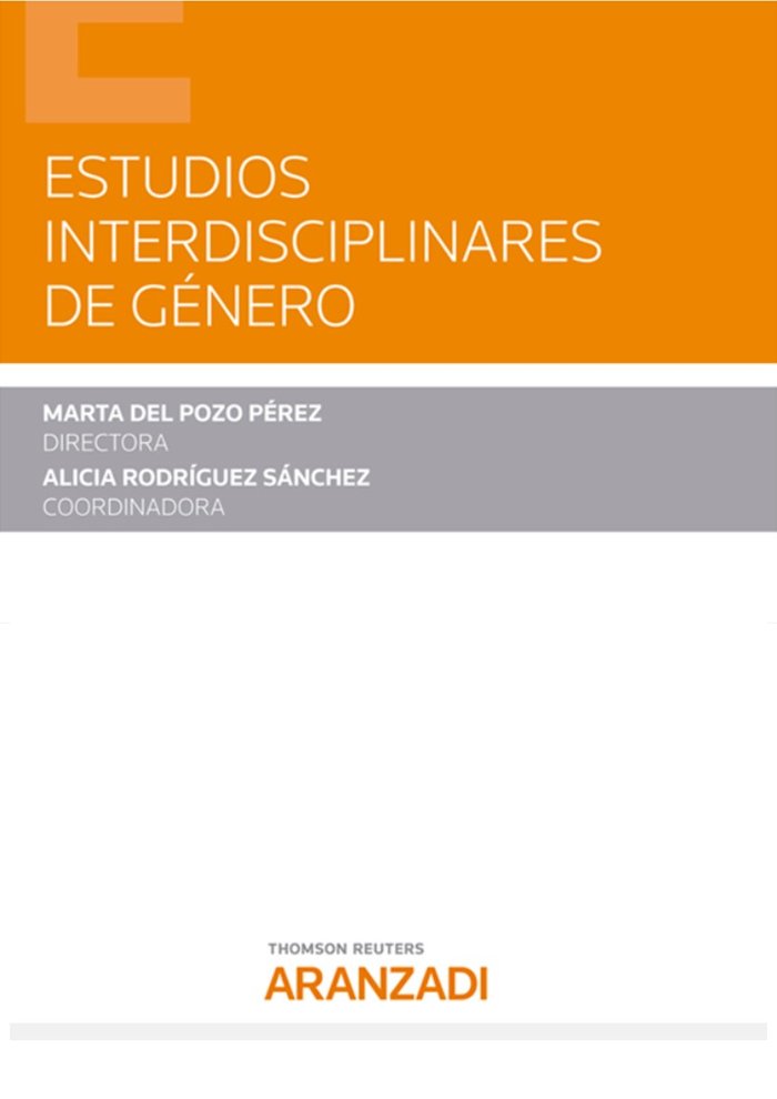 ESTUDIOS INTERDISCIPLINARES DE GENERO, de RODRIGUEZ SANCHEZ, ALICIA | portada del libro