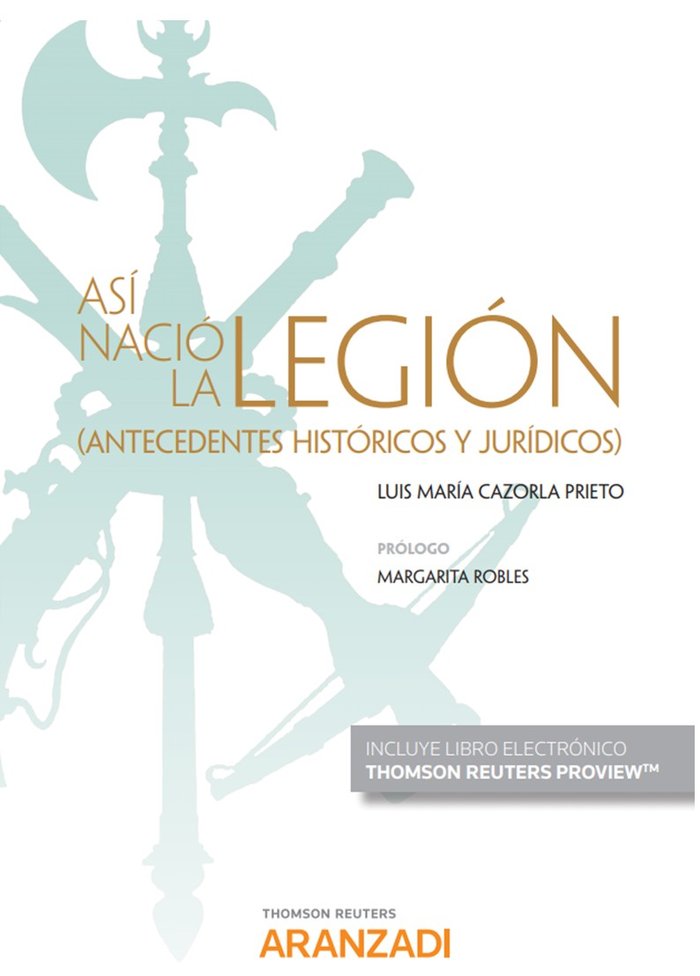 Así nació la Legión (Papel + e-book), de Cazorla Prieto, Luis María | portada del libro