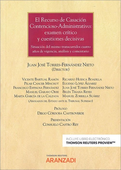 RECURSO DE CASACION CONTENCIOSO-ADMINISTRATIVO, EL:, de FERNANDEZ FERNANDEZ, JUAN A. | portada del libro