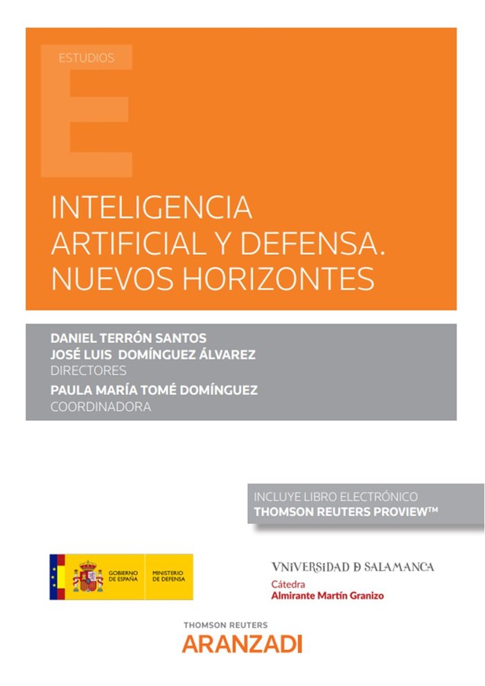 Inteligencia artificial y defensa. Nuevos horizontes | portada del libro