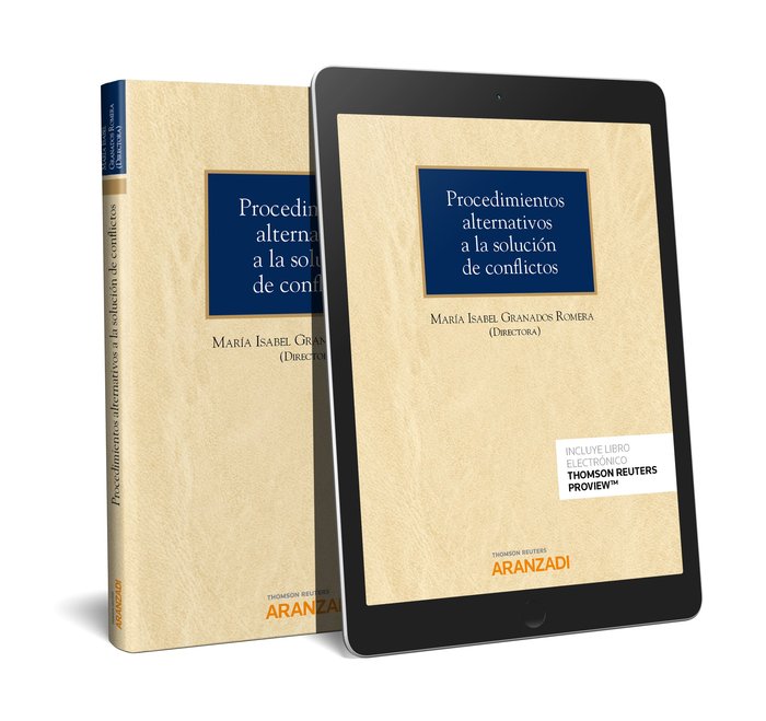 Procedimientos alternativos de solución de conflictos (Papel + e-book), de González de Patto, Rosa Mª | portada del libro