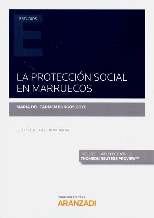 La protección social en Marruecos (Papel + e-book), de Burgos Goye, María del Carmen | portada del libro