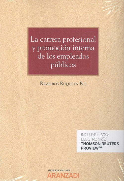 La carrera profesional y promoción interna de los empleados públicos (Papel + e-book), de Roqueta Buj, Remedios | portada del