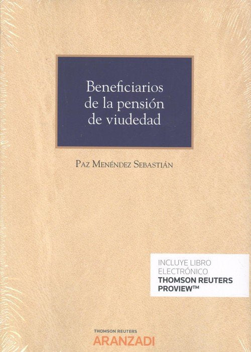 Beneficiarios de la pensión de viudedad (Papel + e-book), de Menéndez Sebastián, Paz | portada del libro