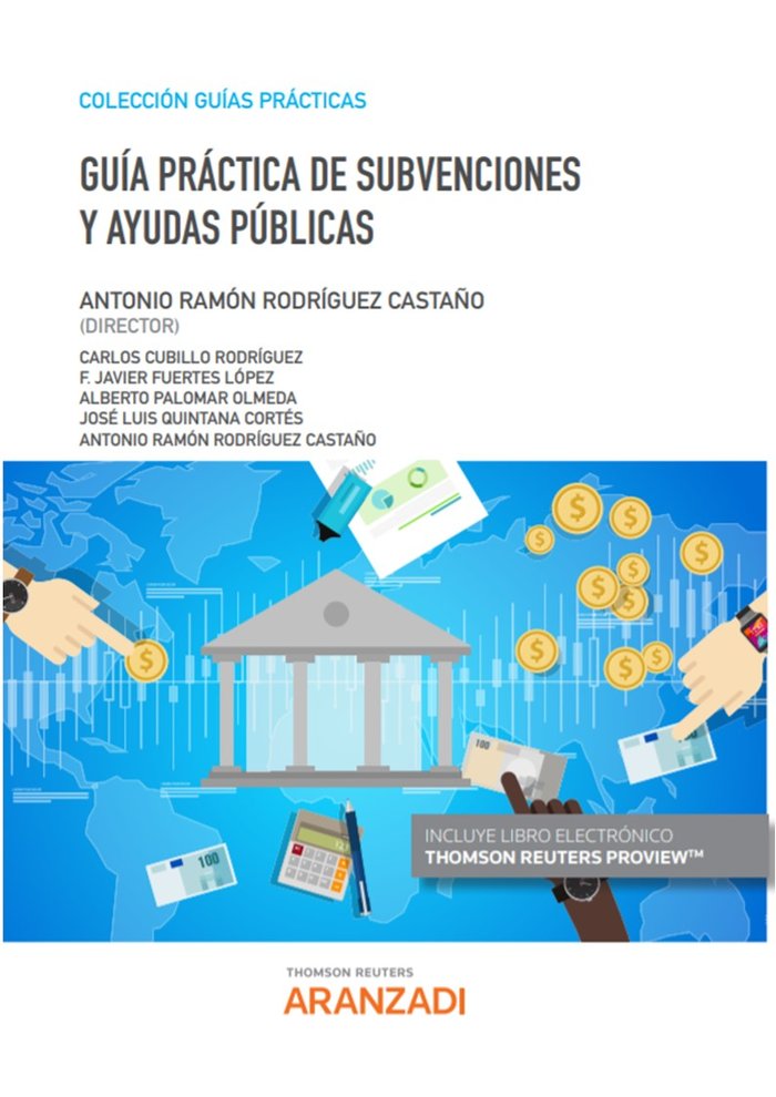 GUIA PRACTICA DE SUBVENCIONES Y AYUDAS PUBLICAS | portada del libro