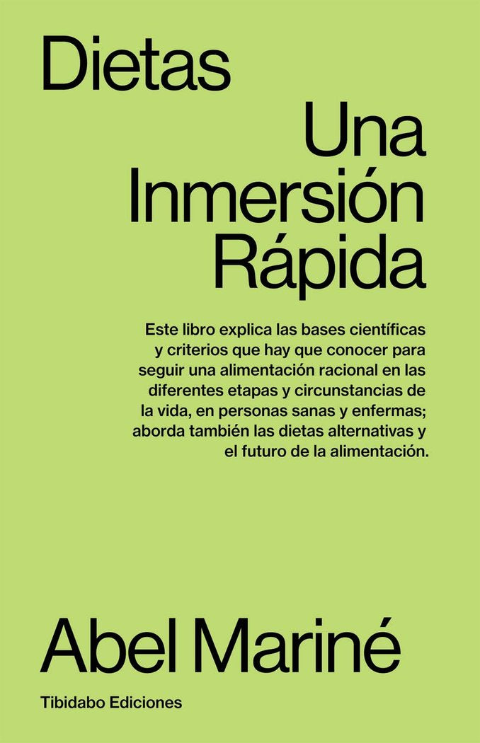DIETAS, de MARINÓ FONT, ABEL | portada del libro