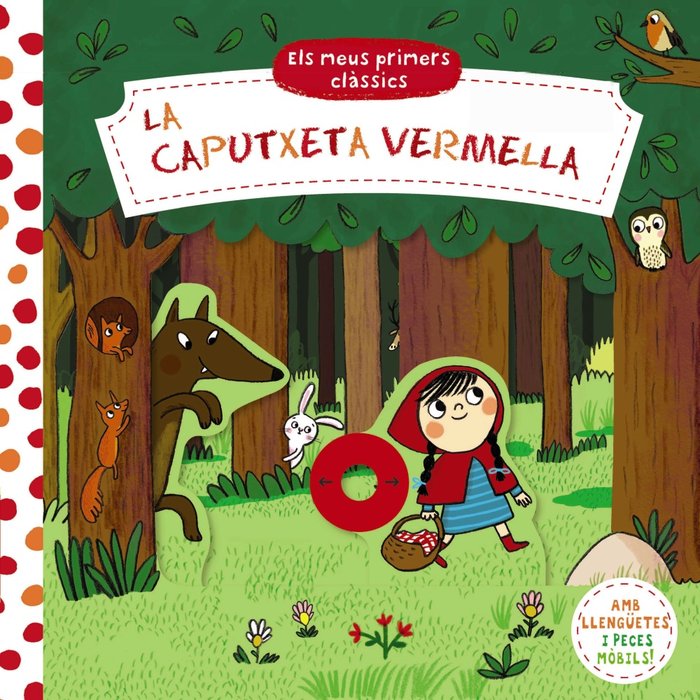 ELS MEUS PRIMERS CLASSICS LA CAPUTXETA VERMELLA, de AA.VV. | portada del libro