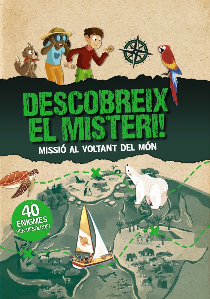 DESCOBREIX EL MISTERI MISSIO AL VOLTANT DEL MON, de MOLLICA, CATHERINE | portada del libro