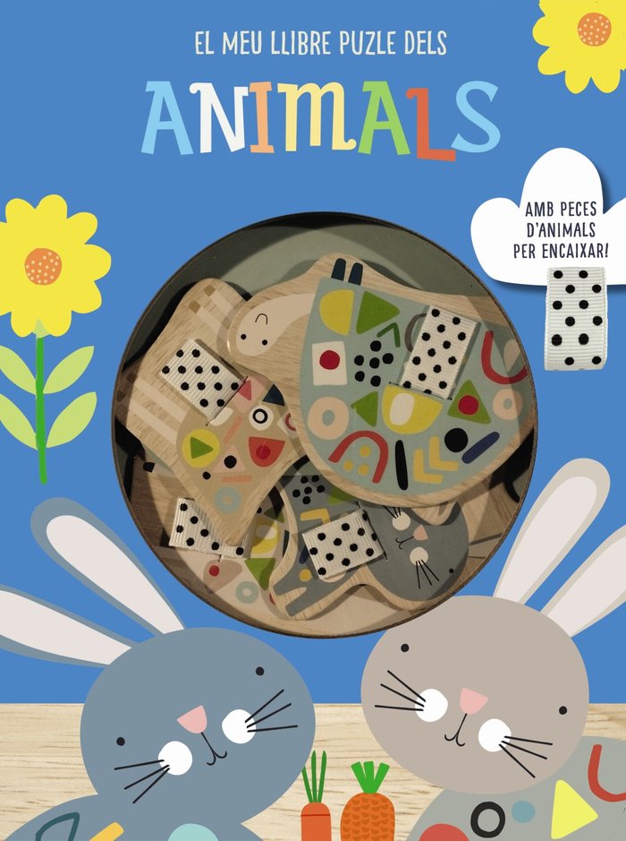 EL MEU LLIBRE PUZLE DELS ANIMALS, de VARIOS AUTORES | portada del libro