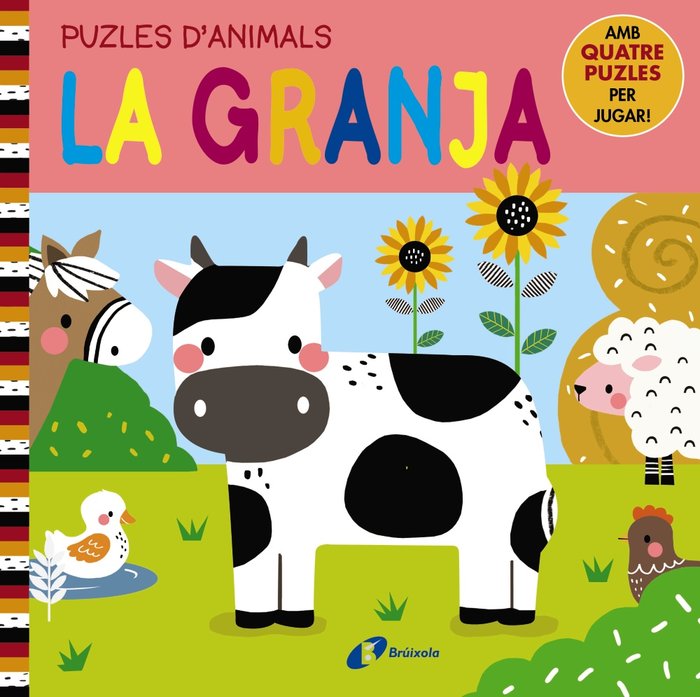 PUZLES D'ANIMALS. LA GRANJA, de WEERASEKERA, REBECCA | portada del libro