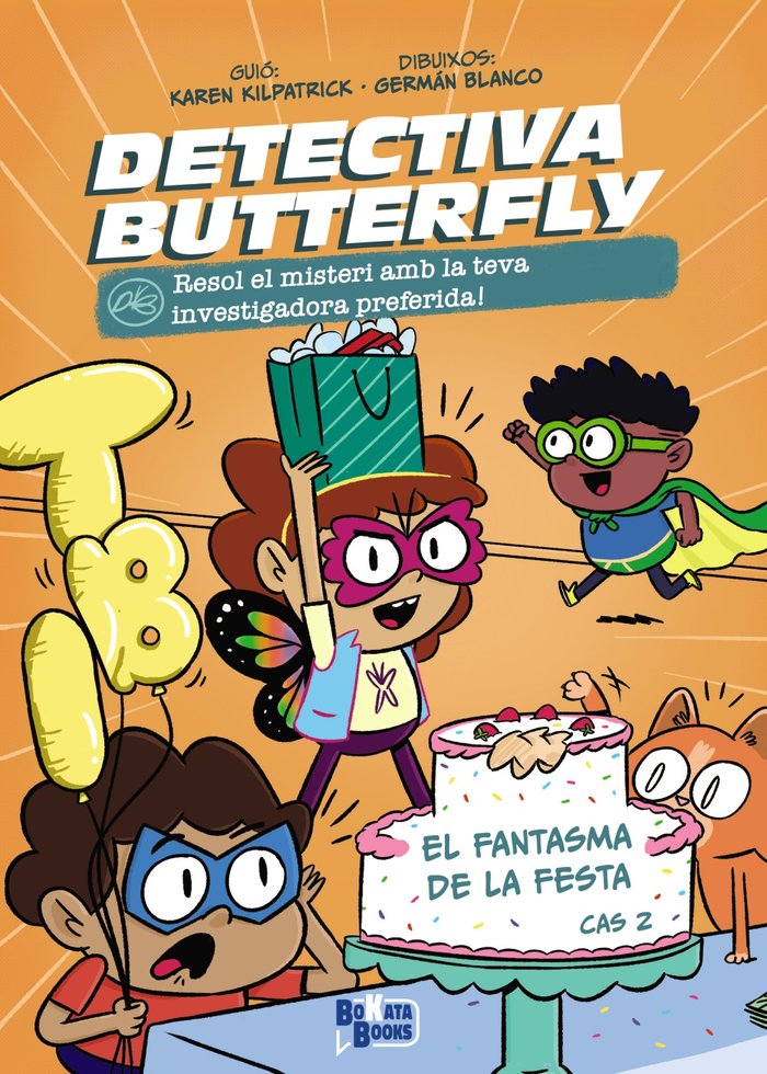 DETECTIU BUTTERFLY CAS 2 EL FANTASMA DE LA FESTA, de KILPATRICK, KAREN | portada del libro