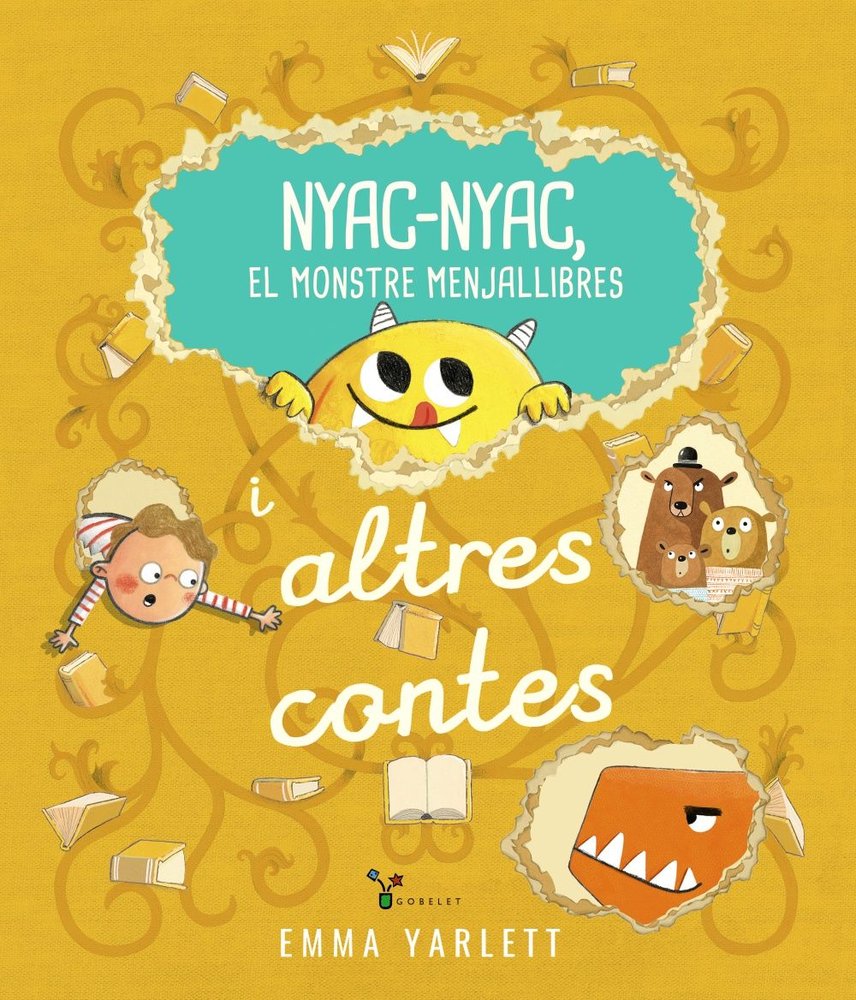NYAC-NYAC, EL MONSTRE MENJALLIBRES I ALTRES CONTES, de YARLETT, EMMA | portada del libro