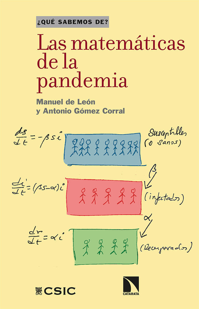 Las matemáticas de la pandemia, de de León Rodríguez, Manuel | portada del libro