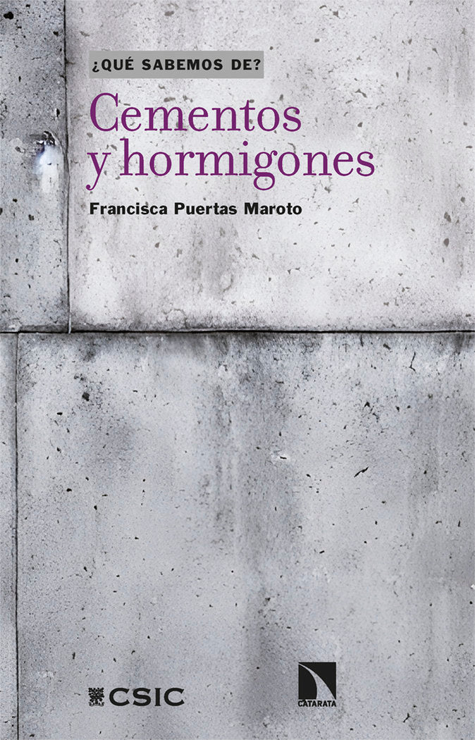 Cementos y hormigones, de PUERTAS MAROTO,FRANCISCA | portada del libro