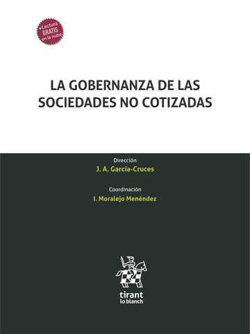 LA GOBERNANZA DE LAS SOCIEDADES NO COTIZADAS, de GARCIA CRUCES, JOSE ANTONIO | portada del libro