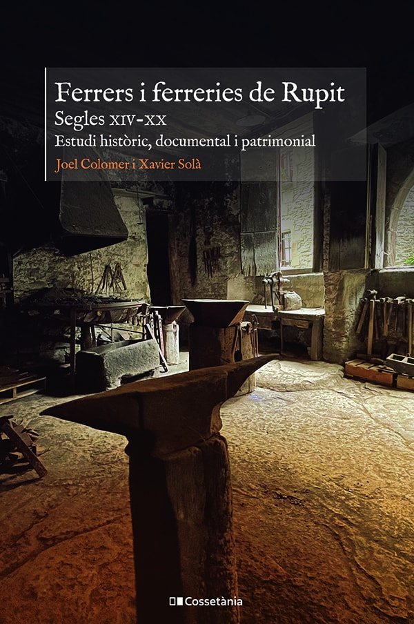 FERRERS I FERRERIES DE RUPIT SEGLES XIV XX, de JOEL COLOMER | portada del libro