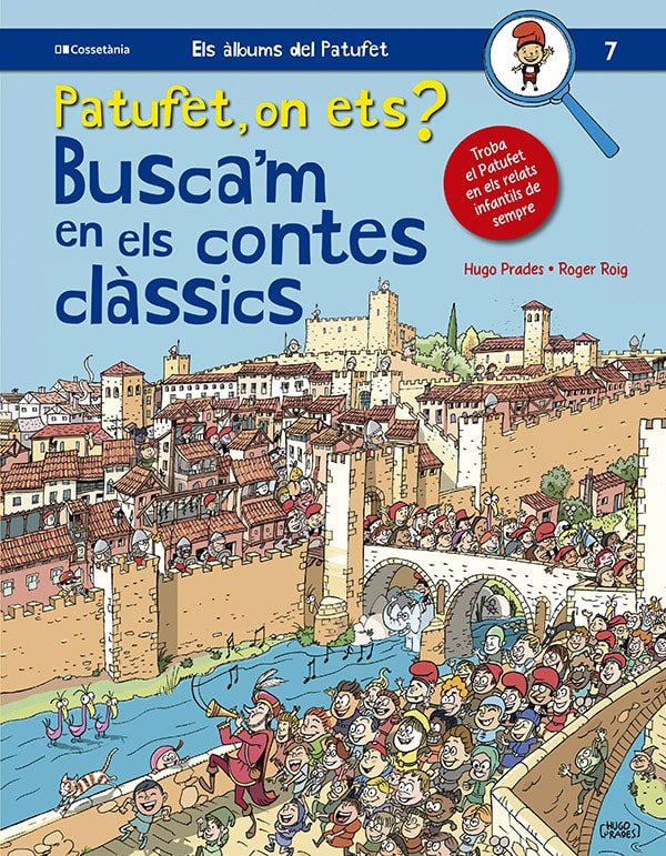 PATUFET ON ETS BUSCAM EN ELS CONTES CLASSICS, de ROGER ROIG | portada del libro