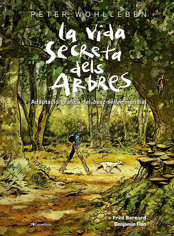 LA VIDA SECRETA DELS ARBRES ADAPTACIO GRAFICA | portada del libro