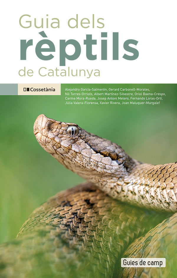 GUIA DELS REPTILS DE CATALUNYA | portada del libro