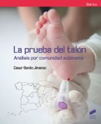 La prueba del talón, de César Benito Jiménez | portada del libro