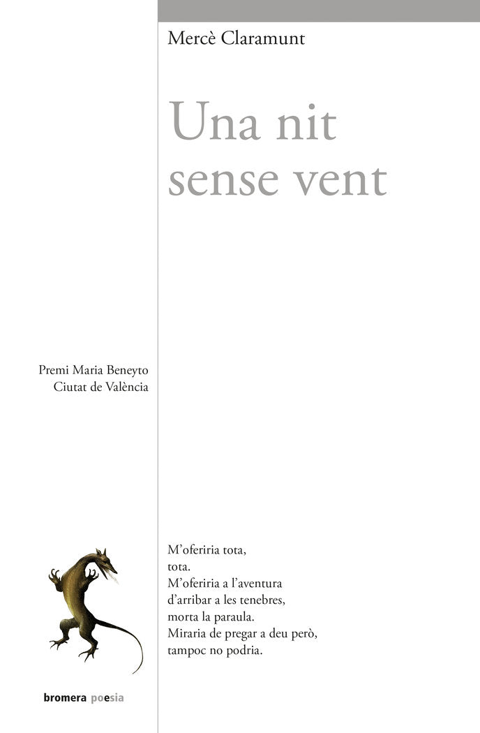 Una nit sense vent, de MERCE CLARAMUNT | portada del libro