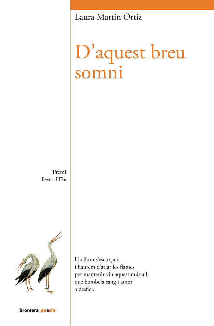 D'aquest breu somni, de MARTIN ORTIZ, LAURA | portada del libro