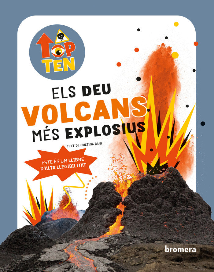 TOP TEN ELS DEU VOLCANS MES EXPLOSIUS, de CRISTINA BANFI | portada del libro