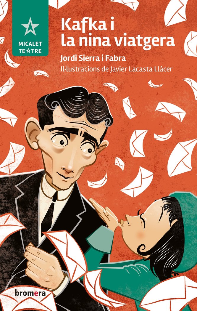 KAFKA I LA NINA VIATGERA, de JORDI SIERRA I FABRA | portada del libro