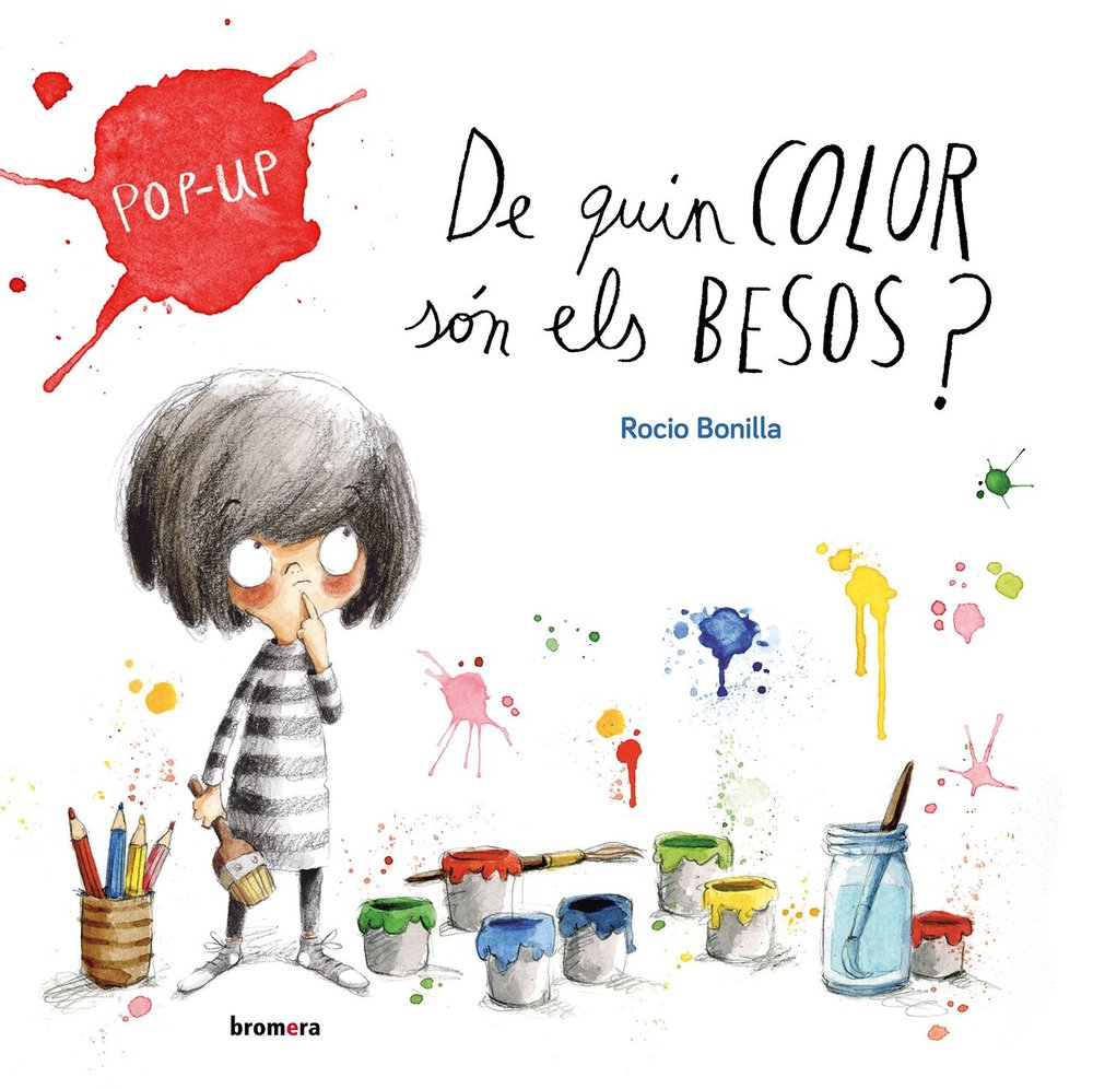 DE QUIN COLOR SON ELS BESOS, de ROCIO BONILLA | portada del libro
