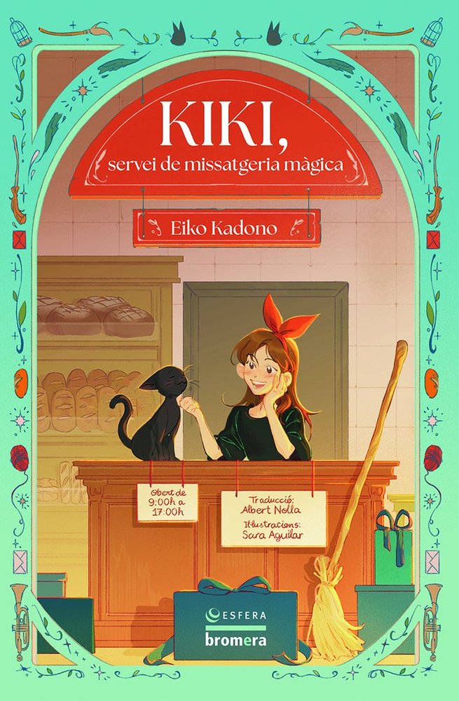 KIKI SERVEI DE MISSATGERIA MAGICA, de EIKO KADONO | portada del libro